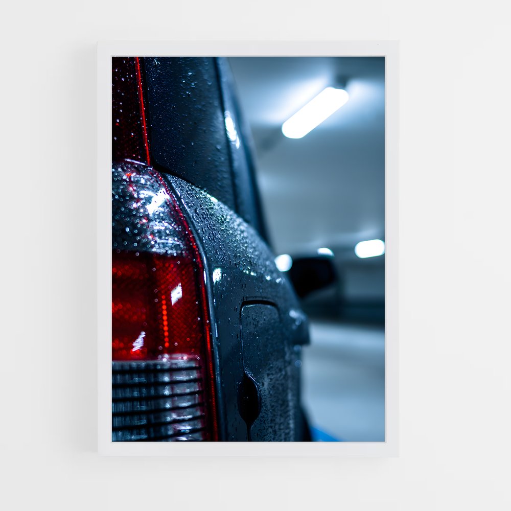 Poster Feu Rouge – affiche Fiat (vue 3)